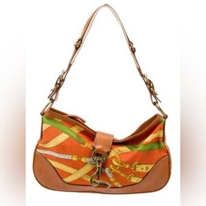 Rare Miu Miu Nautical Canvas Women's Shoulder Bag